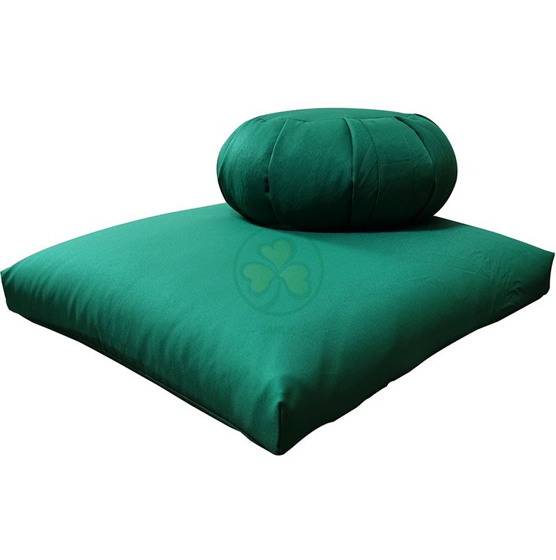 Customized Zafu and Zabuton Meditation Cushion Set Filled Buckwheat Kapok SL-F2033ZZMC