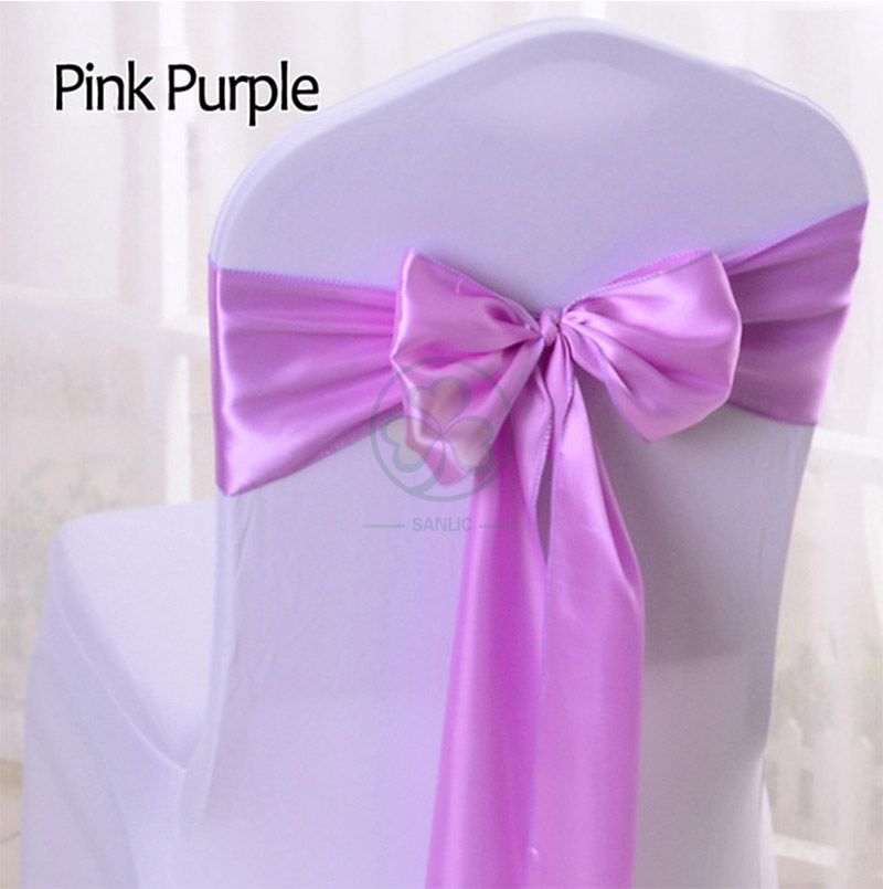 High Quality Satin Chair Sashes for Wedding Events Parties Decoration SL-F2041SCSD