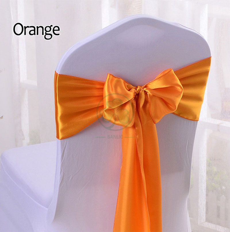 High Quality Satin Chair Sashes for Wedding Events Parties Decoration SL-F2041SCSD