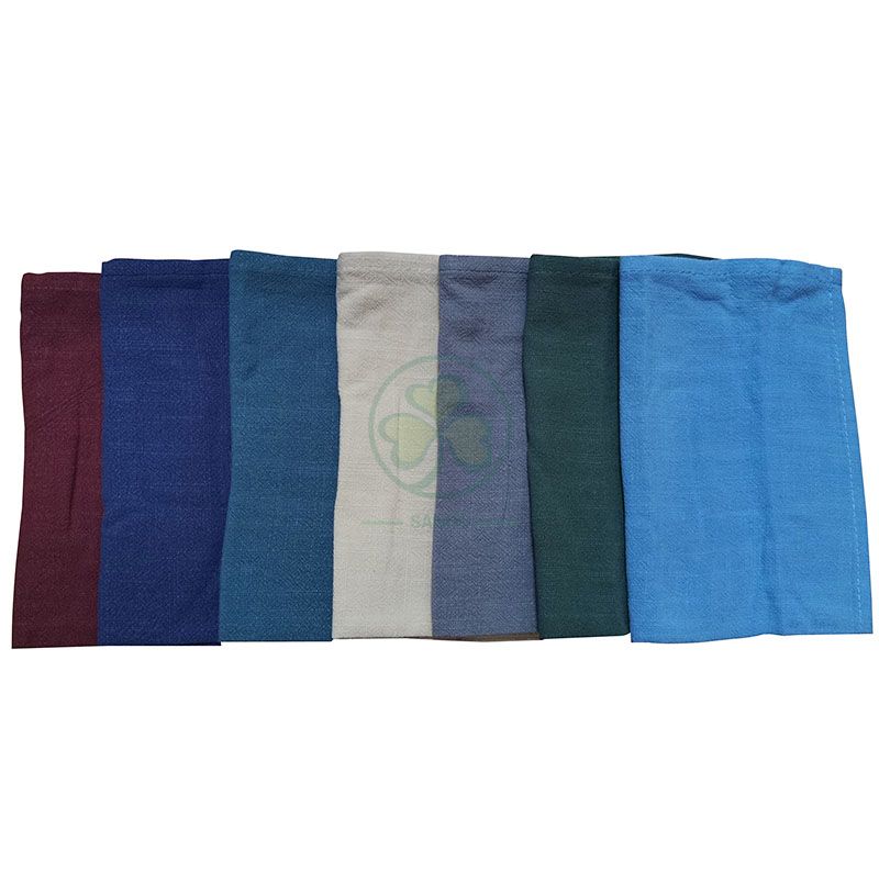 High Quality Linen Dinner Napkins Rustic Soft and Durable Cloth Washable and Reusable  SL-F2056QCCN