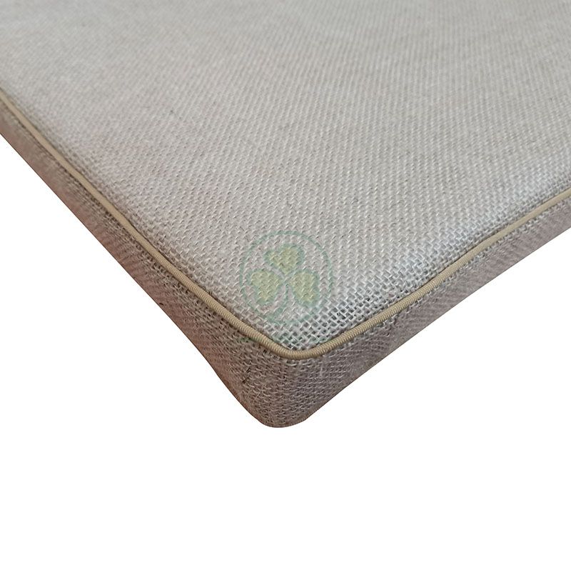 Hot Sale Vintage Burlap Cotton Linen Outdoor Deep Seat Patio Chair Cushions SL-F2068CLPC