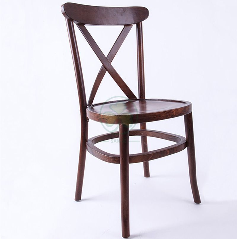 Wholesale Wooden Tuscan Dining Chairs Tuscan Crossback Chairs SL-W1833WTDC