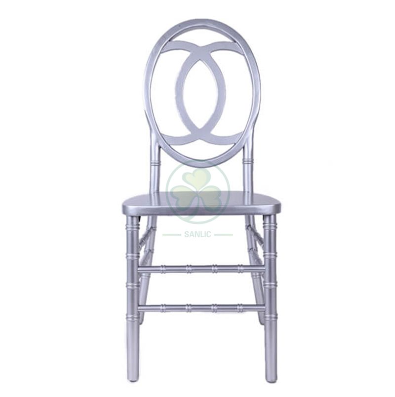 Direct Factory Silver Wooden Phoenix Chair Double C Back for Banquets Weddings and Events  SL-W1850SWPC