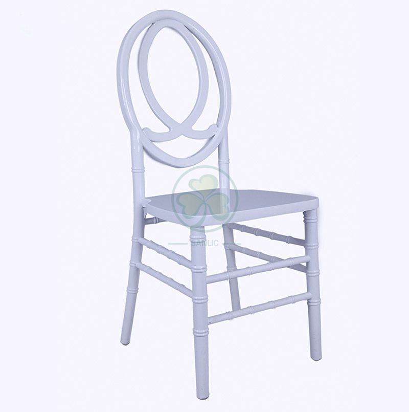 Factory Wholesale White Wooden Phoenix Chair Fish Back for Weddings Parties and Events SL-W1848WPFB