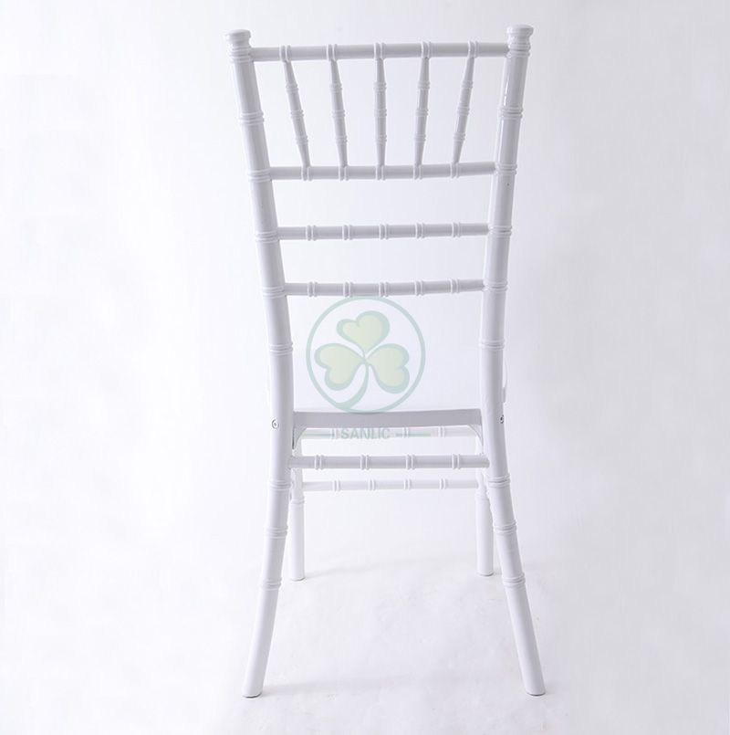 High Quality White Wooden Chiavari Chair for Sale for Outdoor or Indoor Weddings or Events US Style SL-W1858WWCC