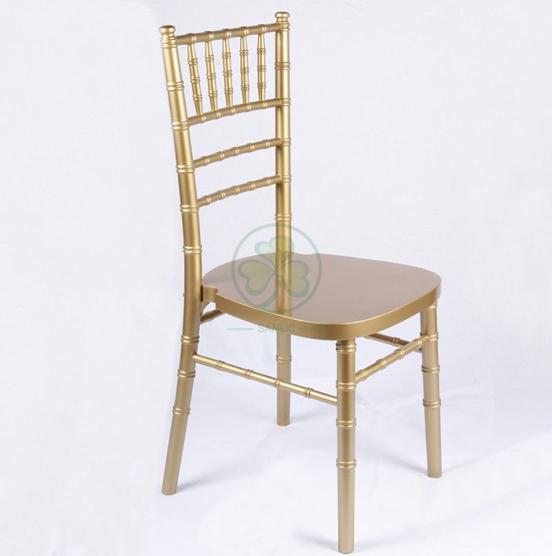 UK Style Gold Wooden Chiavari Chair for Event and Wedding Hire SL-W1862KWCC