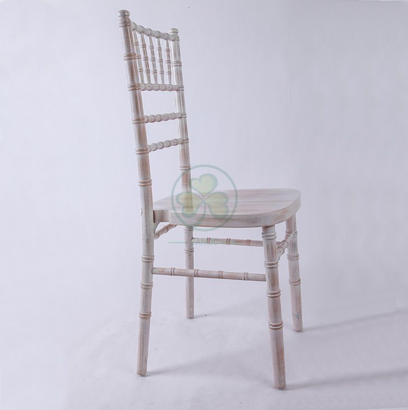 Best Popular Regular Limewash Wooden Chiavari Chair UK Style for Banquets Weddings or Parties Hire or Rental SL-W1865RLWC