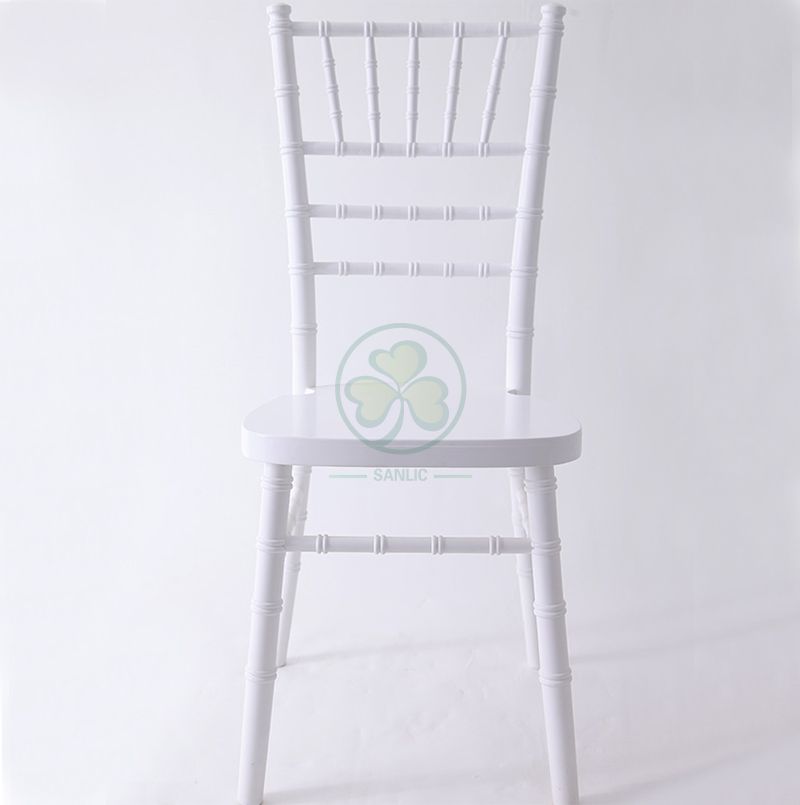 UK Style White Wooden Tiffany Chair for Weddings and Parties Hire China Factory SL-W1867WWCC