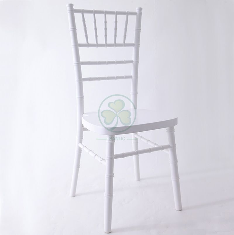 UK Style White Wooden Tiffany Chair for Weddings and Parties Hire China Factory SL-W1867WWCC