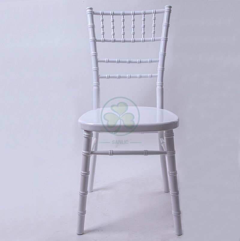 UK Style White Wooden Tiffany Chair for Weddings and Parties Hire China Factory SL-W1867WWCC