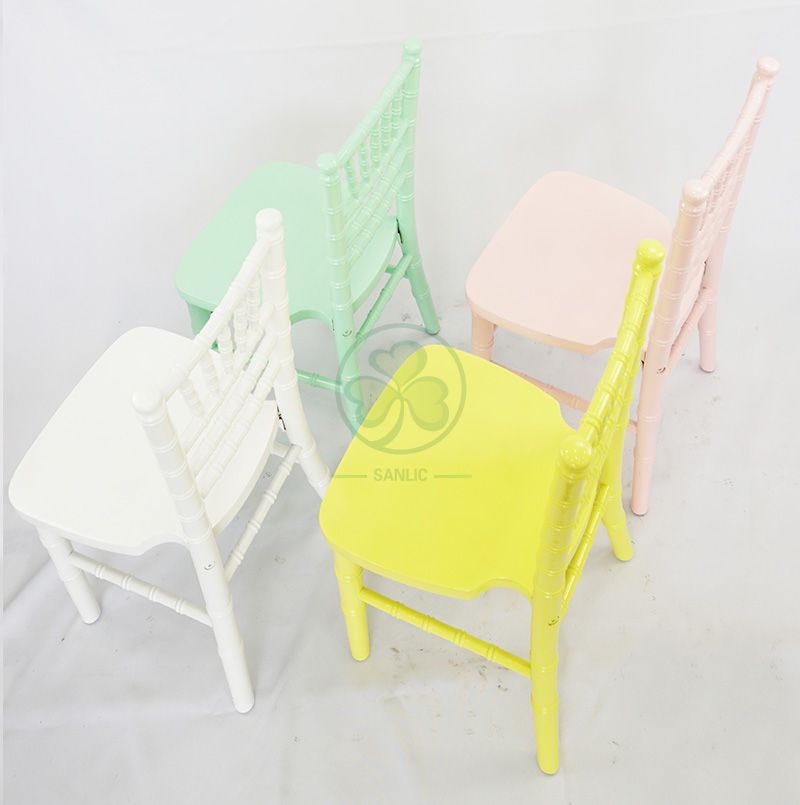Wholesale Colorful Wooden Kids Chiavari Chair SL-W1868CWKC