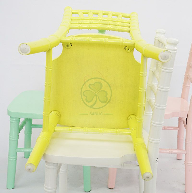 Wholesale Colorful Wooden Kids Chiavari Chair SL-W1868CWKC