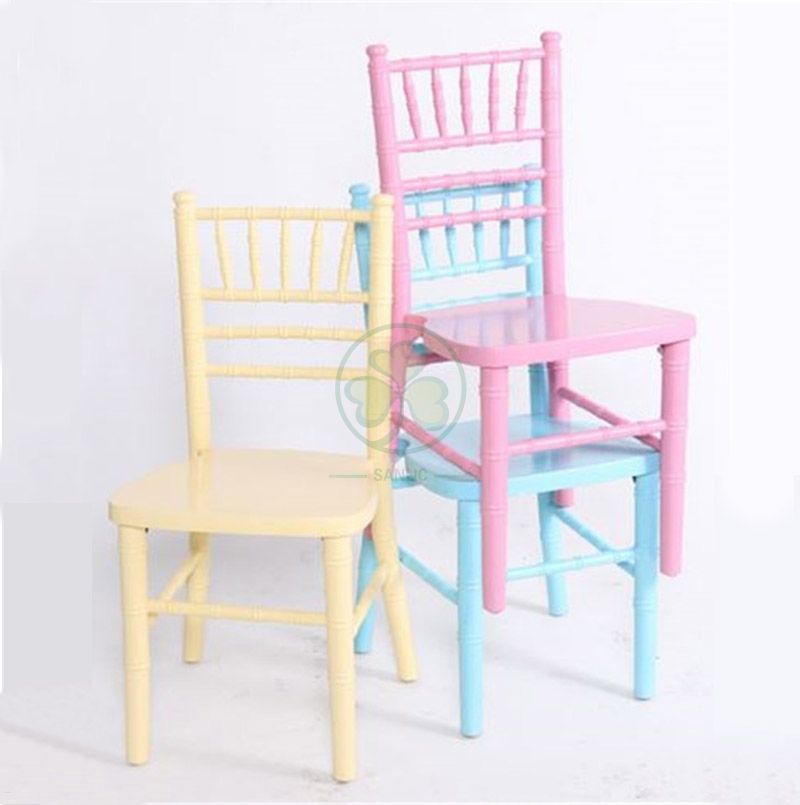 Red Wooden Kids Chiavari Chair for Children Parties and Events SL-W1870RWKC