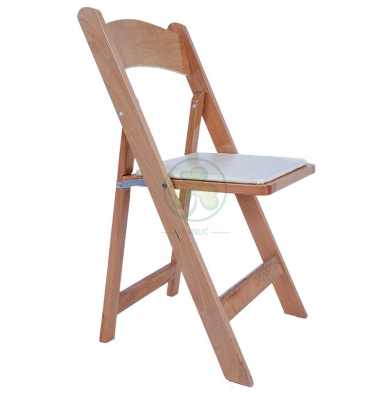 Factory Wholesale Wooden Folding Chair for Various Indoor of Outdoor Ceremonies SL-W1868WWFC