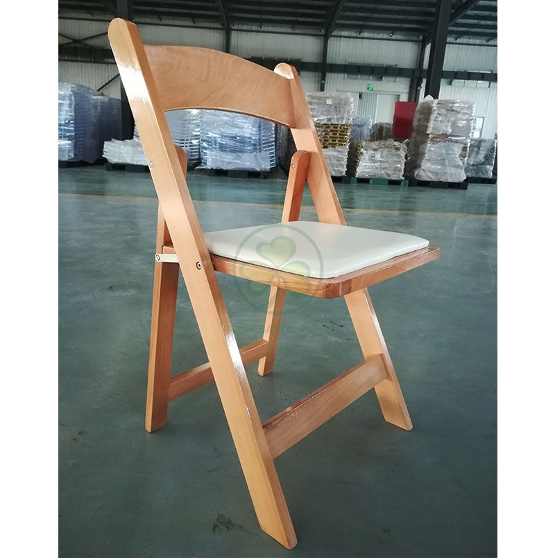 Factory Wholesale Wooden Folding Chair for Various Indoor of Outdoor Ceremonies SL-W1868WWFC