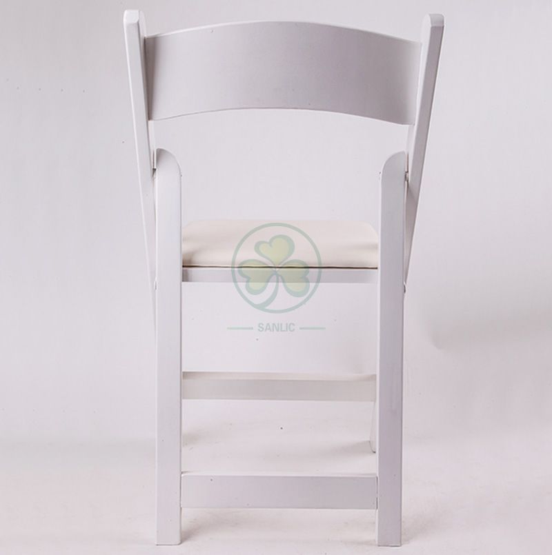 High Quality Wholesale White Foldable Wooden Chairs for Outdoor or Indoor Weddings Parties and Any Events SL-W1870WWFC