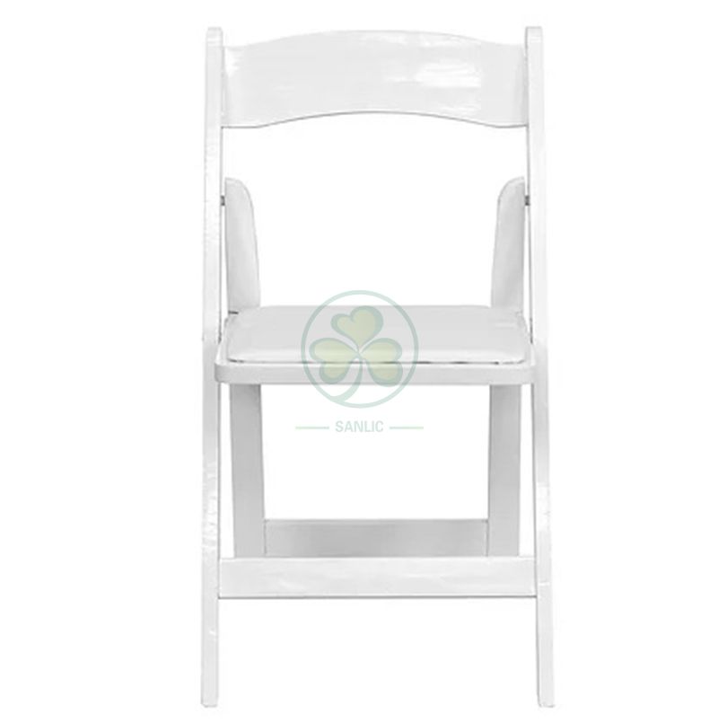 High Quality Wholesale White Foldable Wooden Chairs for Outdoor or Indoor Weddings Parties and Any Events SL-W1870WWFC