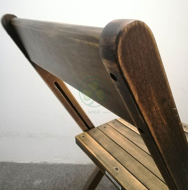 1942 Antique Wooden Folding Chair Beechwood Vintage Folding Chairs for Weddings Graduations or Funerals SL-W1878AVFC