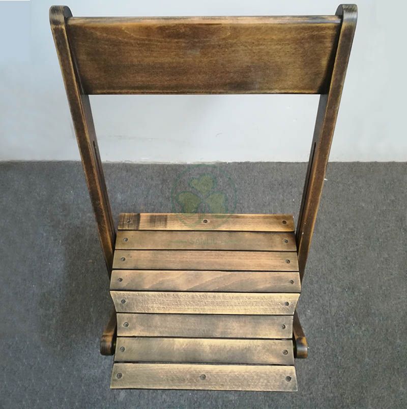 1942 Antique Wooden Folding Chair Beechwood Vintage Folding Chairs for Weddings Graduations or Funerals SL-W1878AVFC