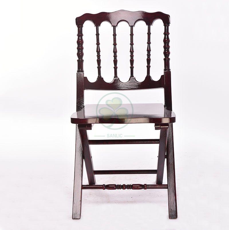 Wholesale Wooden Fold Up Napoleon Chair for Beach Weddings or Events SL-W1883WFNC