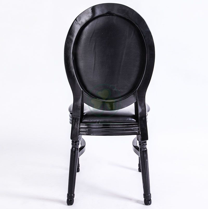 Factory Wholesale Wooden Louis Dining Chair PU Seat and Back for Different Occasions SL-W1897WLCP