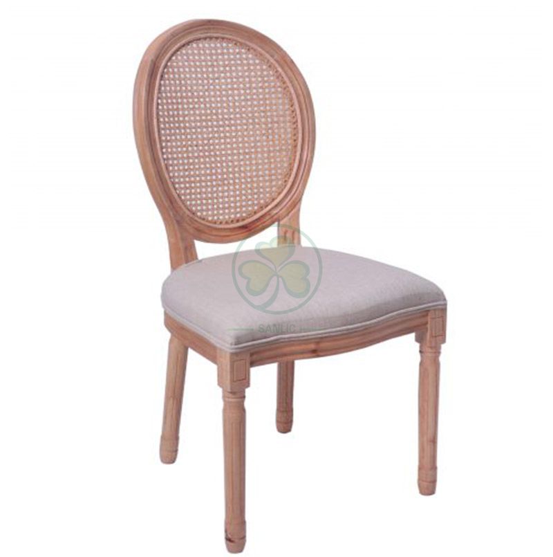 Bespoke French Style Wooden Louis Cane Back Dining Chair for Outdoor or Indoor Events SL-W1899WLCC