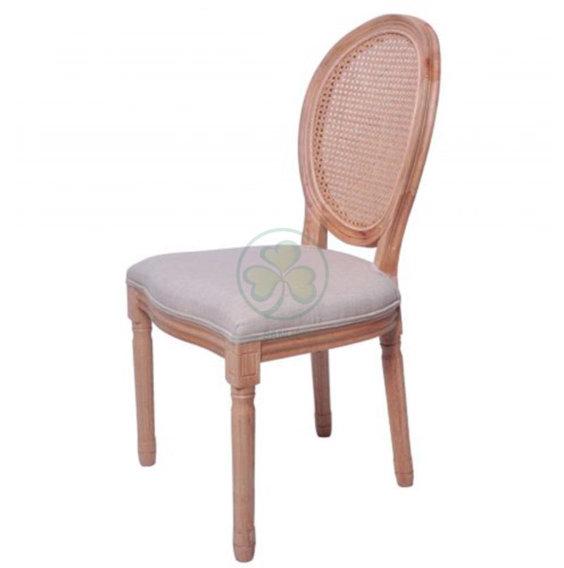 Bespoke French Style Wooden Louis Cane Back Dining Chair for Outdoor or Indoor Events SL-W1899WLCC