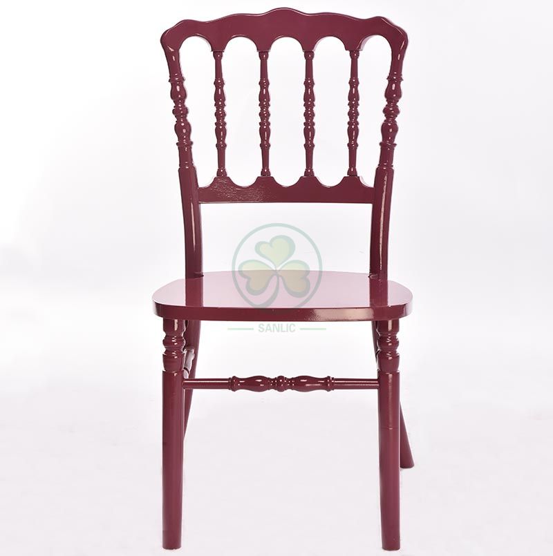 Hot Sale Banquet Wooden Napoleon Dining Chair for Outdoor or Indoor Events SL-W1902HBNC
