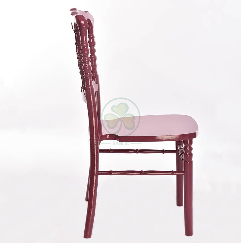 Hot Sale Banquet Wooden Napoleon Dining Chair for Outdoor or Indoor Events SL-W1902HBNC