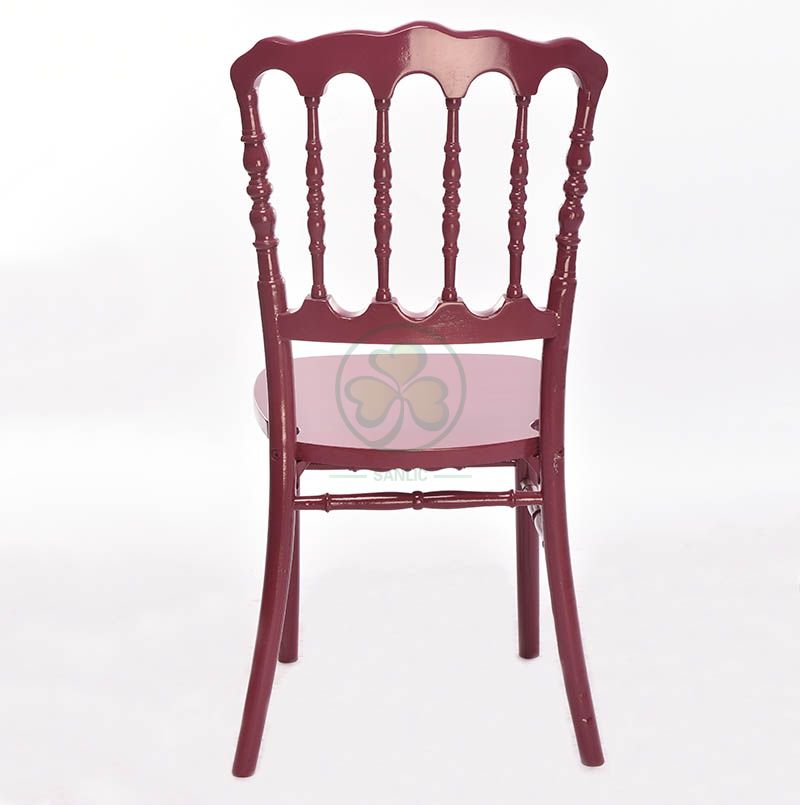 Hot Sale Banquet Wooden Napoleon Dining Chair for Outdoor or Indoor Events SL-W1902HBNC