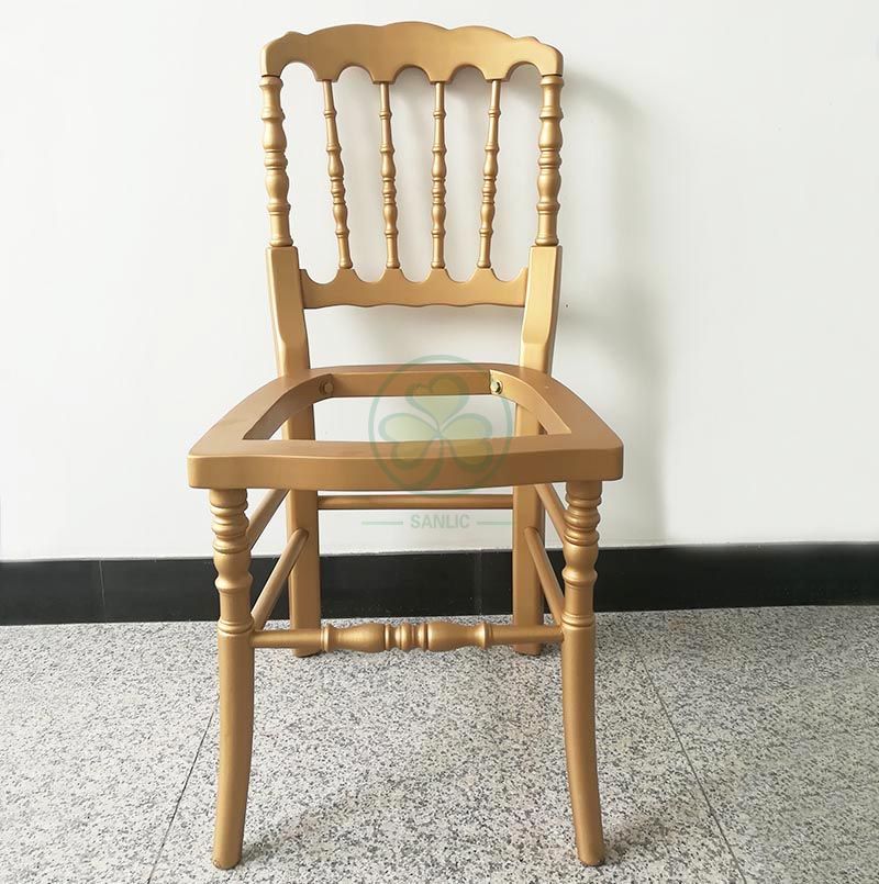 Deluxe Style Wooden Napoleon Dining Chair for Social Events and Outdoor or Indoor Parties and Banqets SL-W1907DWNC