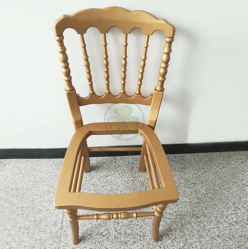 Deluxe Style Wooden Napoleon Dining Chair for Social Events and Outdoor or Indoor Parties and Banqets SL-W1907DWNC