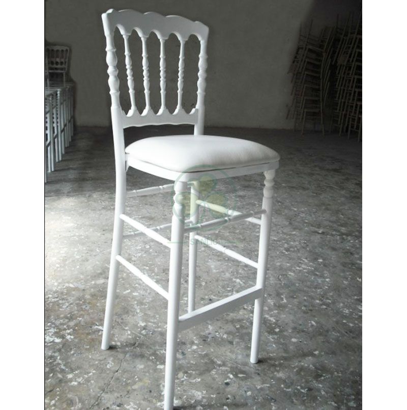 Wholesale Regular Wooden Napoleon Barstools for Indoor or Outdoor Events and Parties SL-W1919WNBS