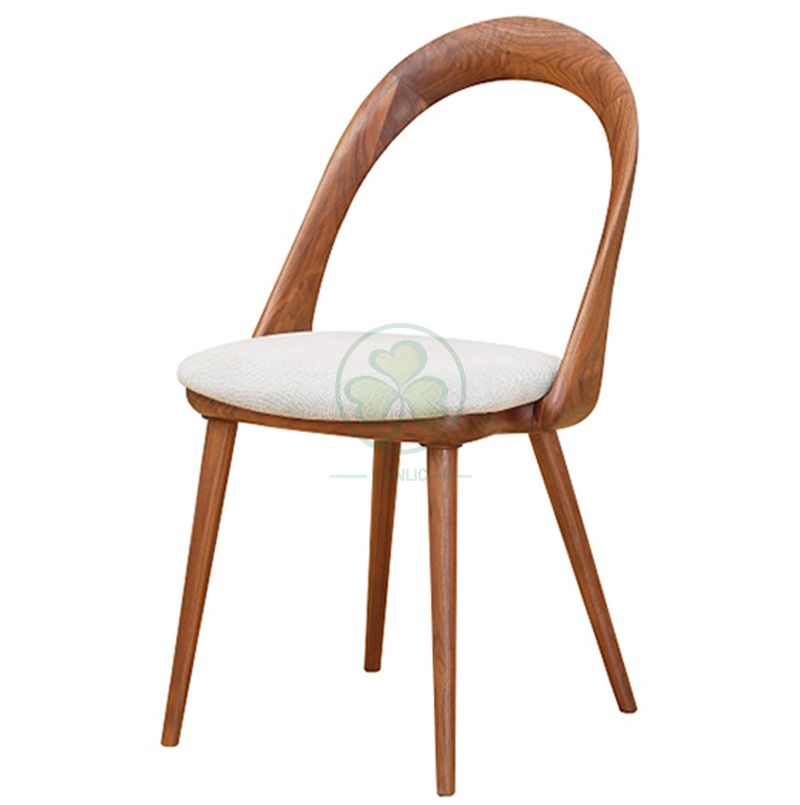 Wholesale Resturant Coffee Shop Wooden Dining Chair Armless Wooden Rest Chair for Cafe and Resturant SL-W1928CWDC