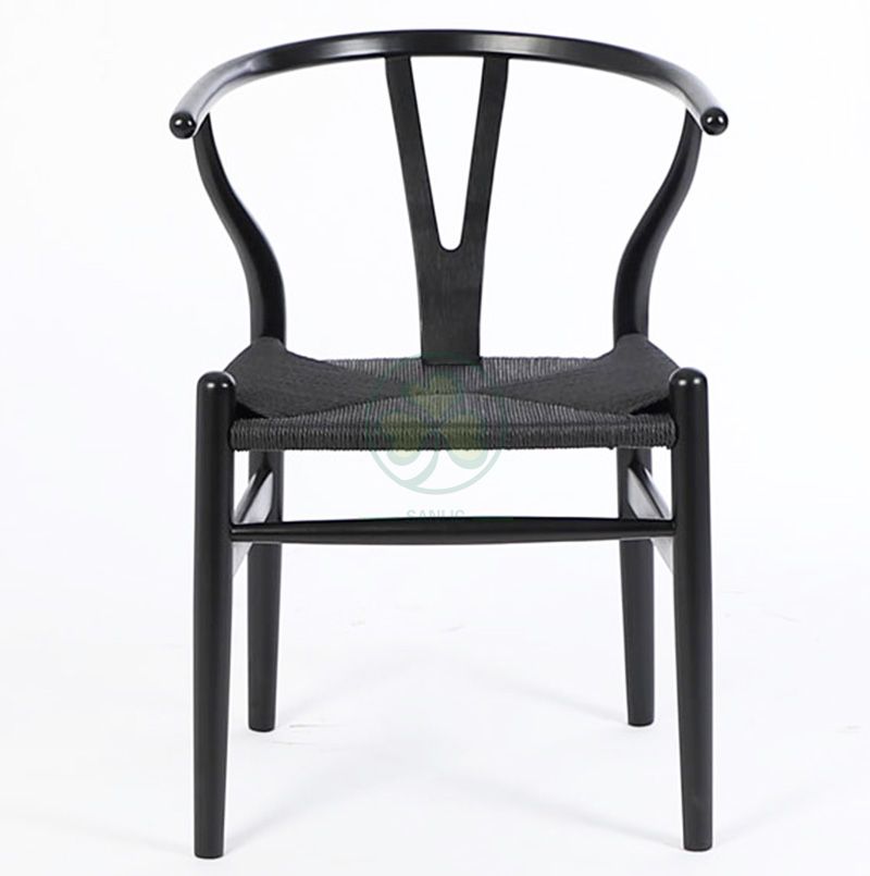 Replicant Hans Wegner Solid Wooden Y Wishbone Restaurant Dinner Chair SL-W1936HWWC