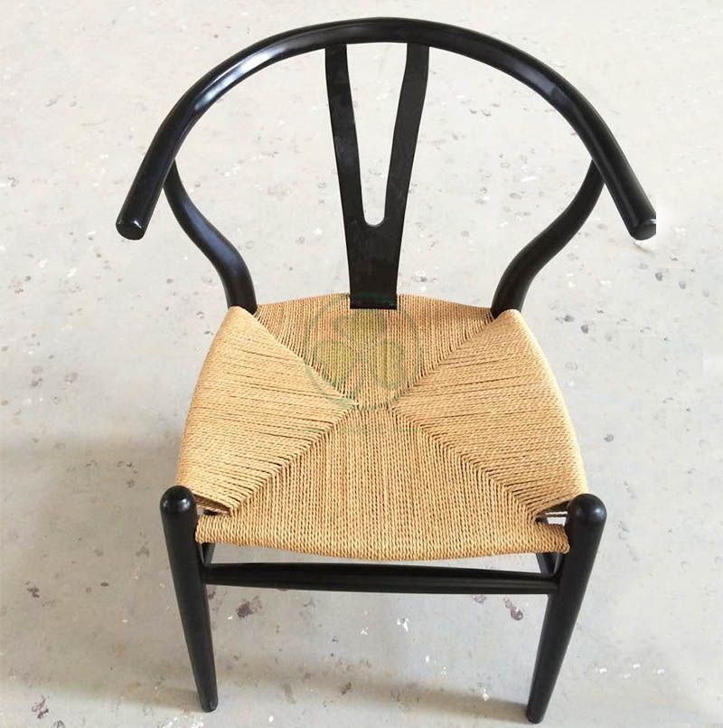 Replicant Hans Wegner Solid Wooden Y Wishbone Restaurant Dinner Chair SL-W1936HWWC