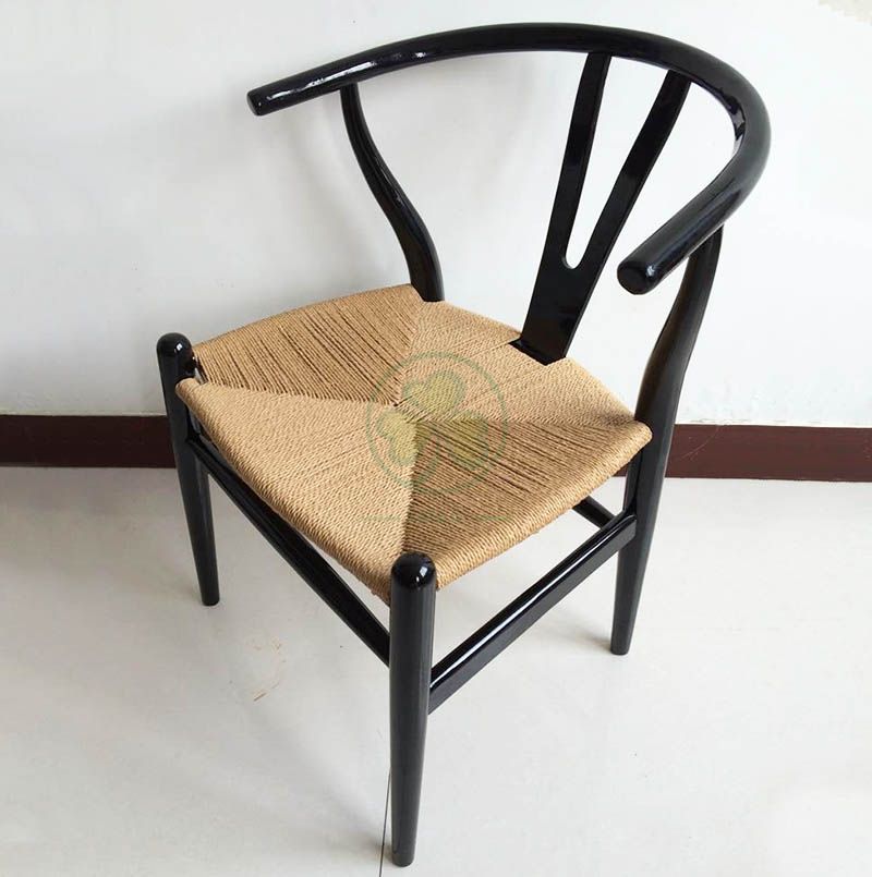 Replicant Hans Wegner Solid Wooden Y Wishbone Restaurant Dinner Chair SL-W1936HWWC