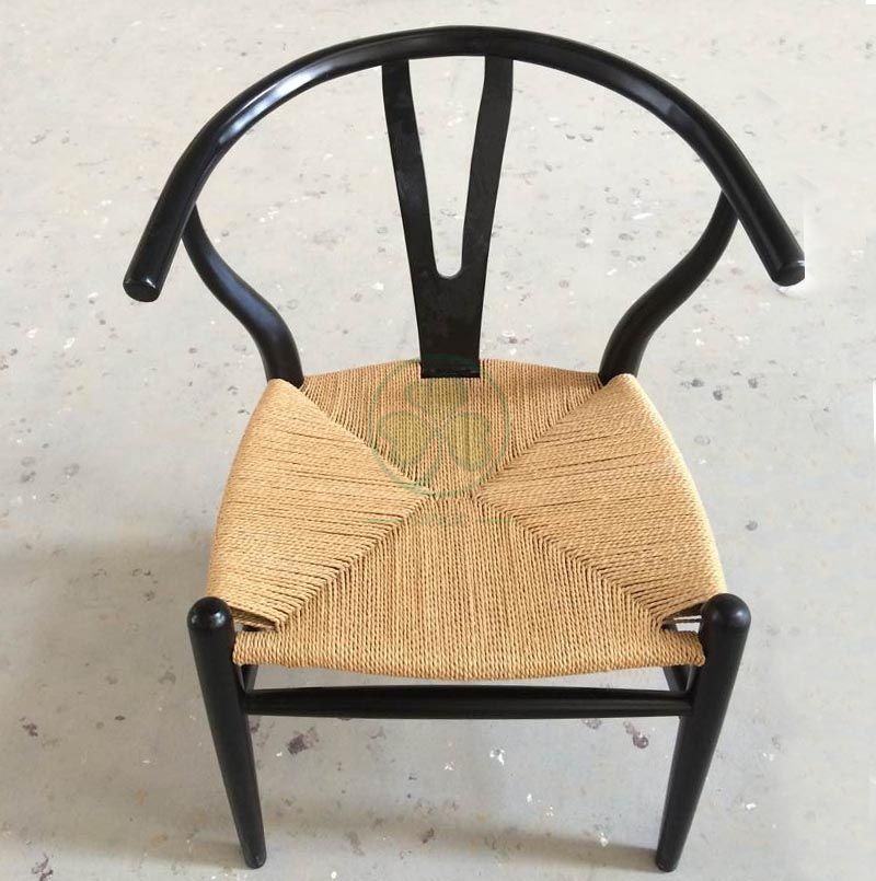 Replicant Hans Wegner Solid Wooden Y Wishbone Restaurant Dinner Chair SL-W1936HWWC