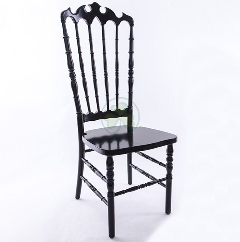 Wholesale Luxury Wooden Wedding Event Royal VIP High Back Chairs Type A SL-W1945WHBC