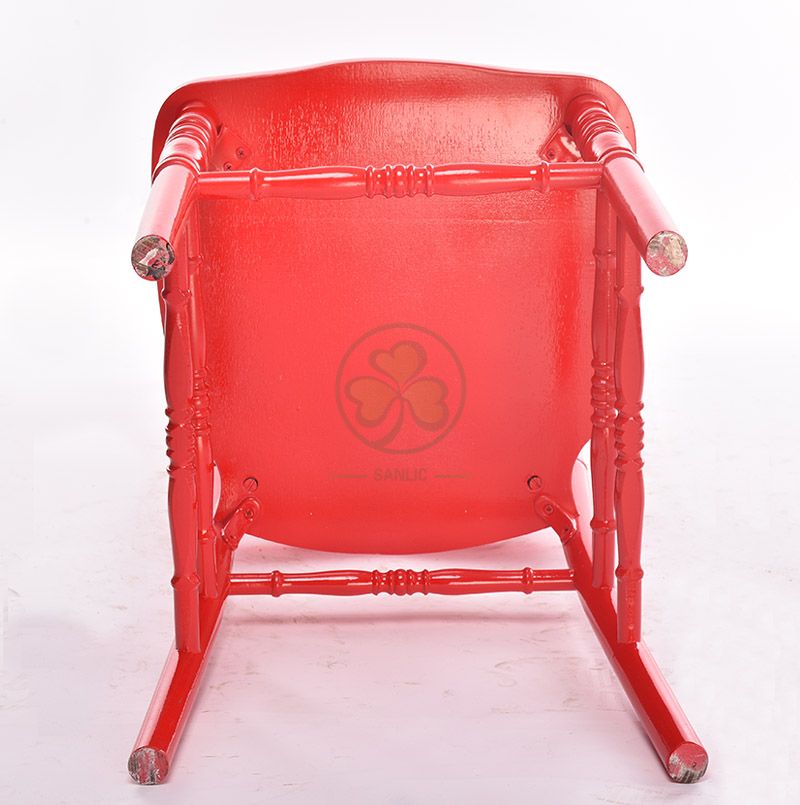 Customized Red Wooden VIP Royal Wedding Chairs Type A SL-W1947RWVC