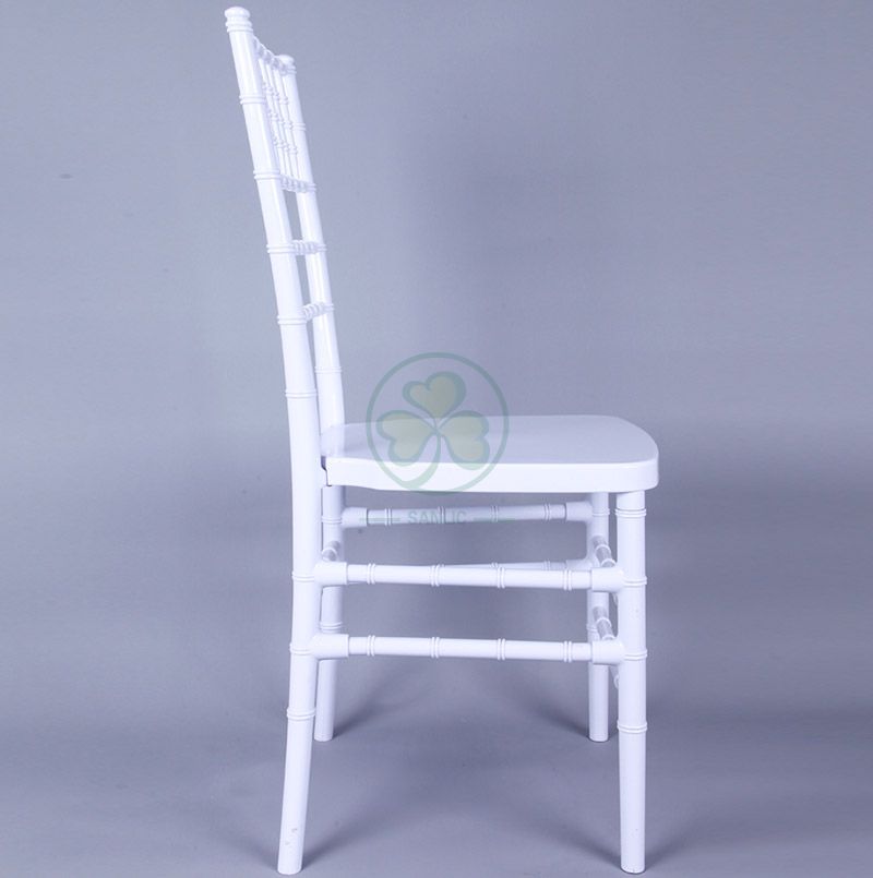 Most Popular White Resin Chiavari Chair for Events and Weddings SL-R1952PRCC