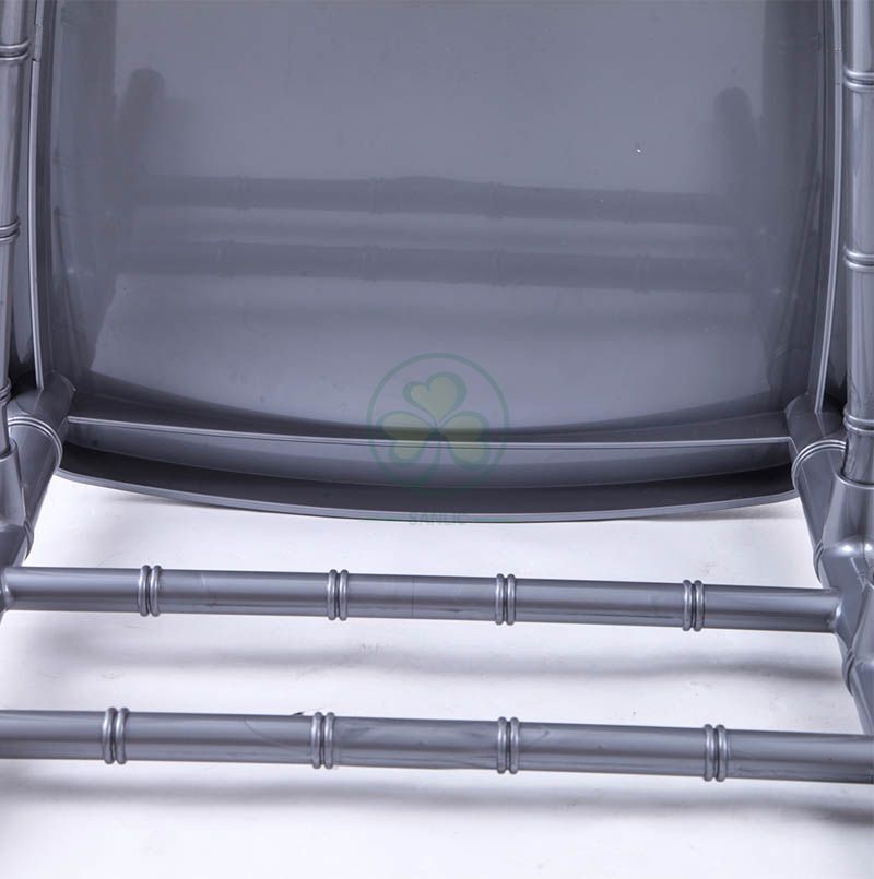 Factory Wholesale Polycarbonate Resin Chiavari Chair Silver for Banquets Hotels and Catering Services SL-R1960PRCC