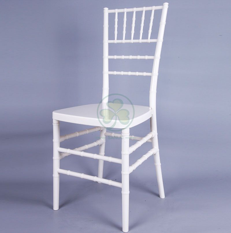 Custom Ivory Resin Chiavari Chair for Weddings Parties and Banquets SL-R1963CRCC