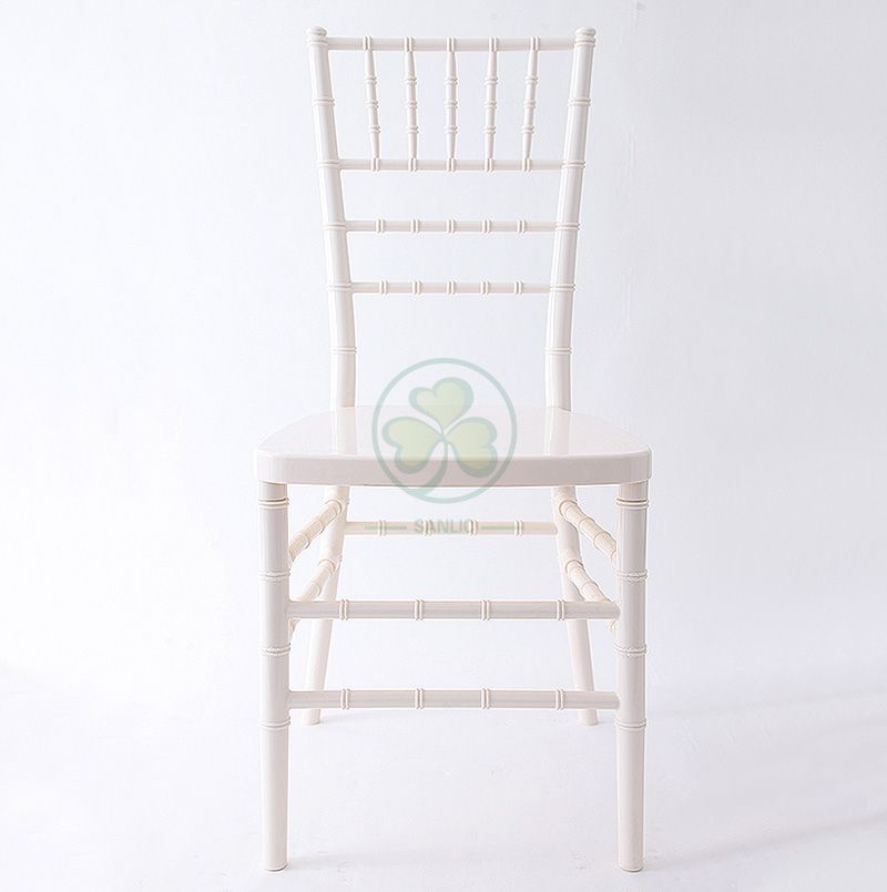 Custom Ivory Resin Chiavari Chair for Weddings Parties and Banquets SL-R1963CRCC