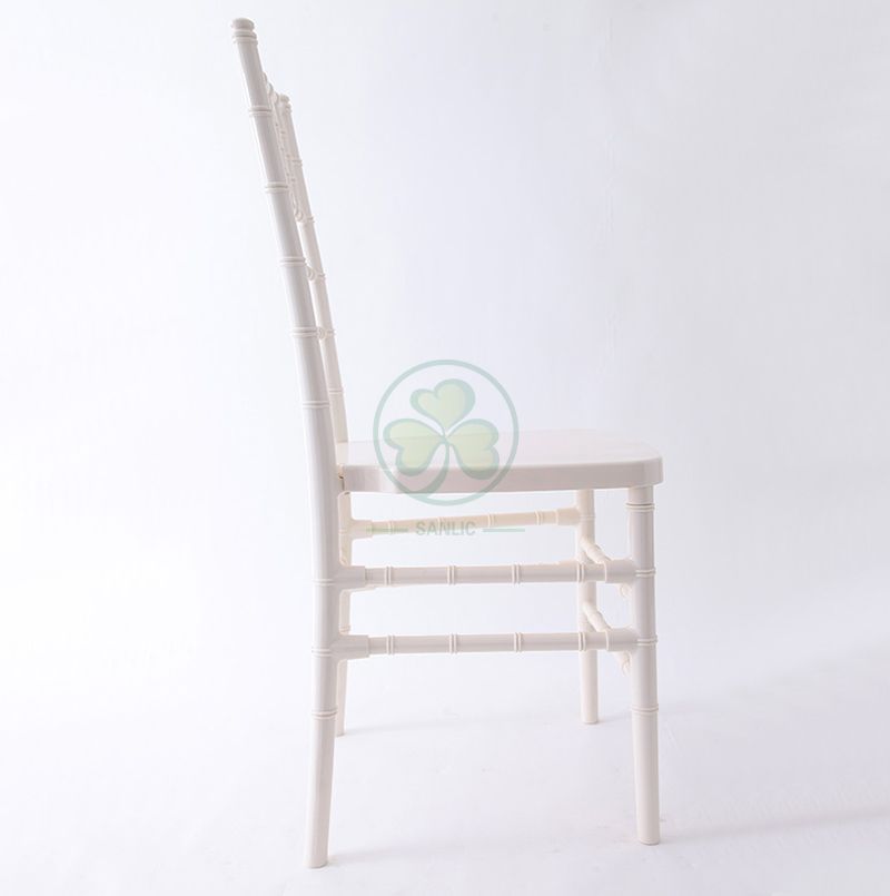 Custom Ivory Resin Chiavari Chair for Weddings Parties and Banquets SL-R1963CRCC