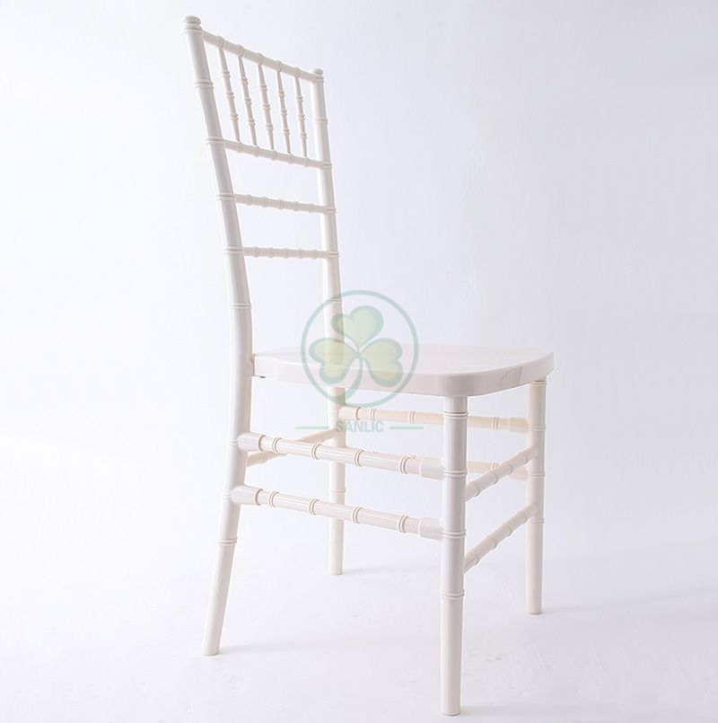 Custom Ivory Resin Chiavari Chair for Weddings Parties and Banquets SL-R1963CRCC