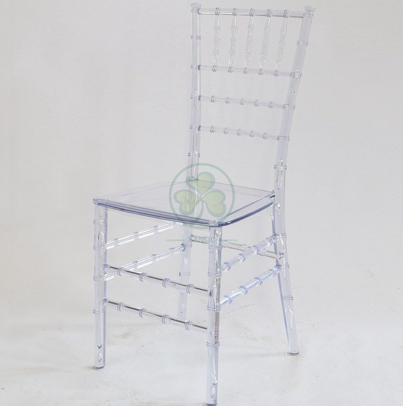 Banquet Clear Resin Monoblock Chiavari Chair for Different Celebrations SL-R1976RMCC