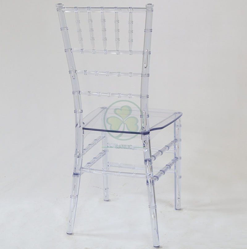 Banquet Clear Resin Monoblock Chiavari Chair for Different Celebrations SL-R1976RMCC