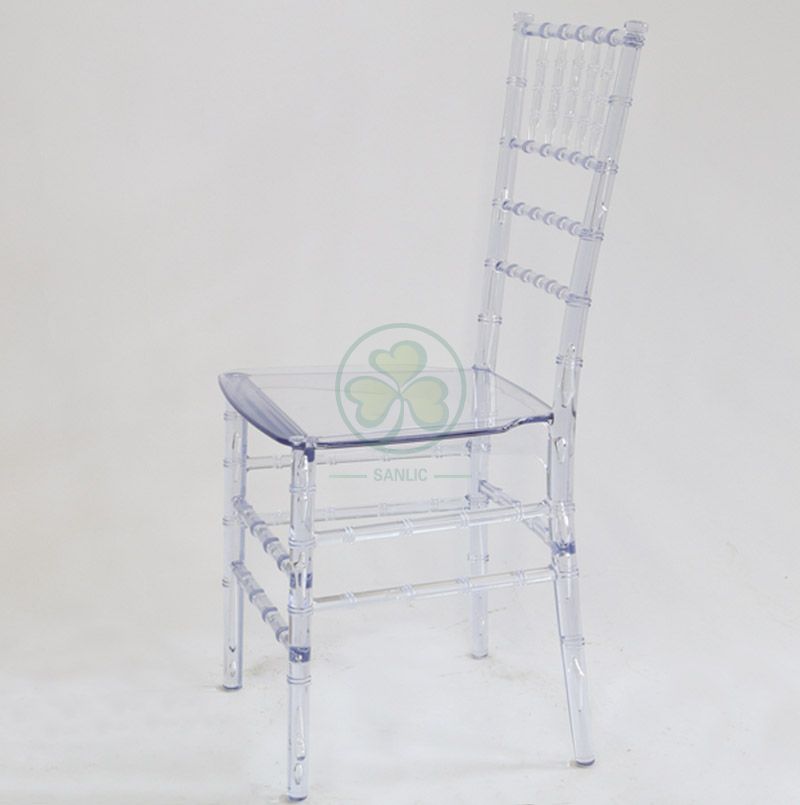 Banquet Clear Resin Monoblock Chiavari Chair for Different Celebrations SL-R1976RMCC