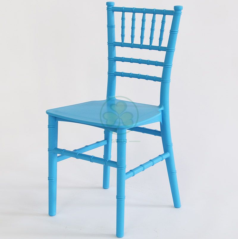 Blue Monoblock Kids Resin Tiffany Chair for Kids Parties SL-R1985KRTC